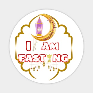 I am fasting, ramadan kareem mubarek Magnet